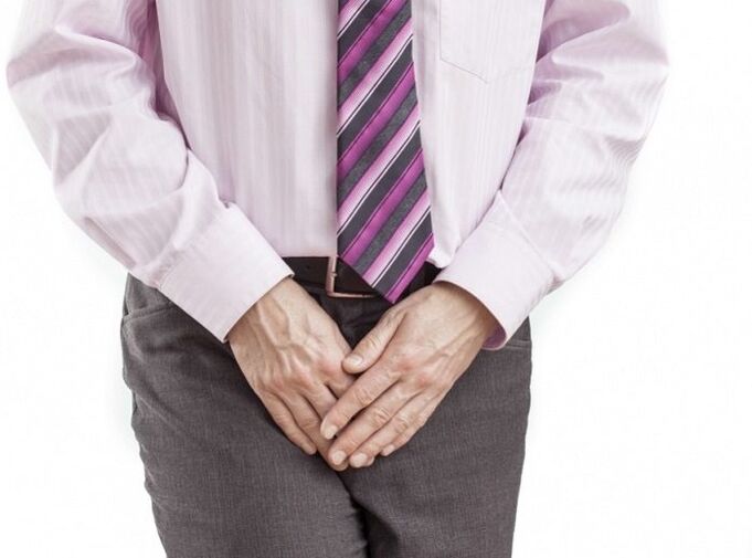 Schmerzen in der Leistengegend bei Prostatitis